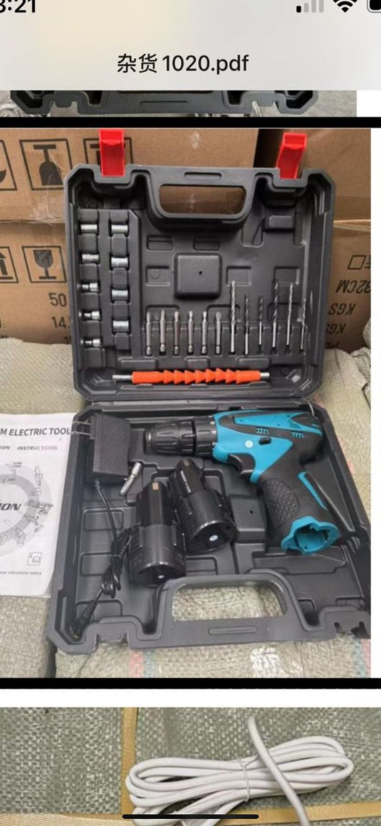 Taladro Desarmador Electrico Inalambrico